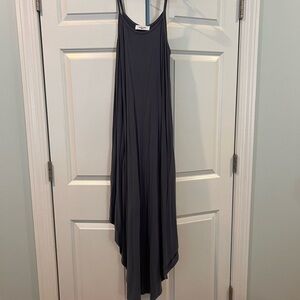 Carly Jean Los Angeles Navy High Low Dress